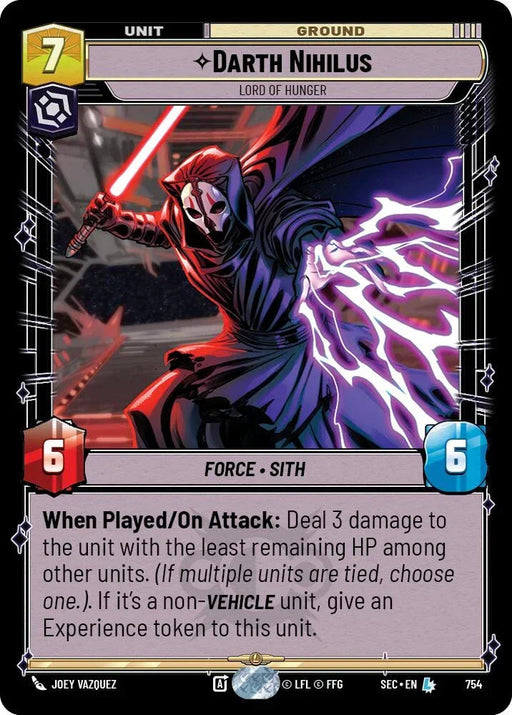 Darth Nihilus - Lord of Hunger (Foil) (754) (754) [Secrets of Power] - for just $3.55! 