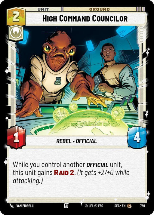 High Command Councilor (759) (Foil) (759) [Secrets of Power] - for just $0.10! 