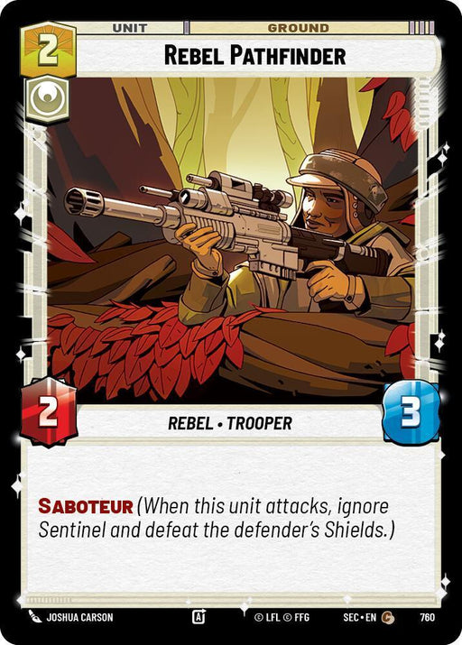 Rebel Pathfinder (760) (Foil) (760) [Secrets of Power] - for just $0.10! 