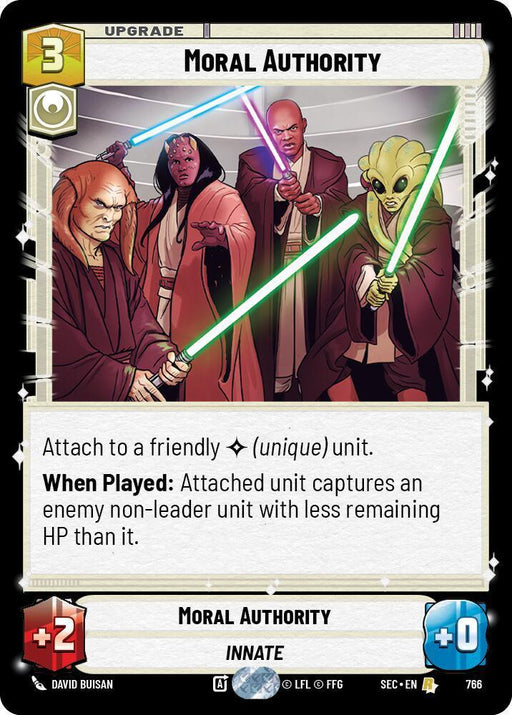 Moral Authority (766) (Foil) (766) [Secrets of Power] - for just $0.20! 
