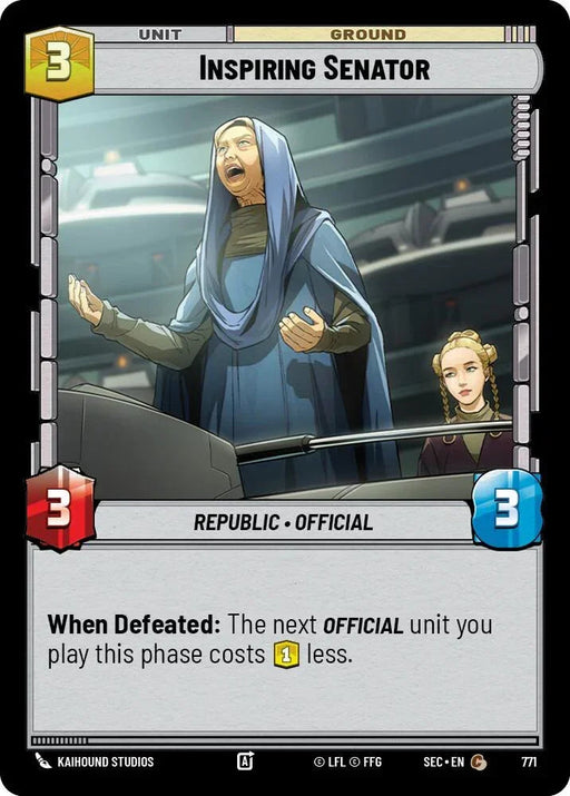 Inspiring Senator (771) (Foil) (771) [Secrets of Power] - for just $0.10! 