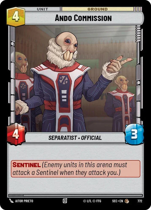 Ando Commission (772) (Foil) (772) [Secrets of Power] - for just $0.10! 
