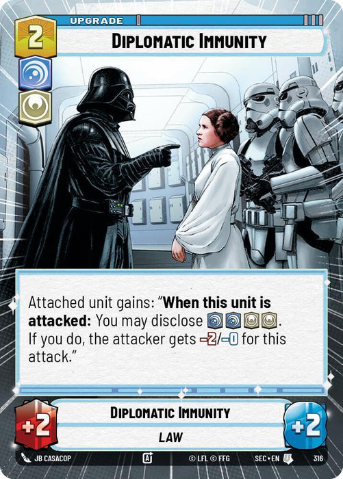 Diplomatic Immunity (316) (Hyperspace) (316) [Secrets of Power] - for just $0.10! 