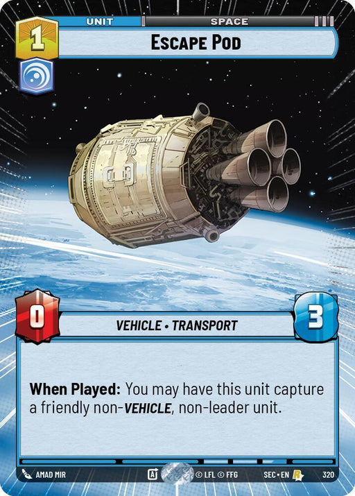 Escape Pod (320) (Hyperspace) (320) [Secrets of Power] - for just $0.35! 