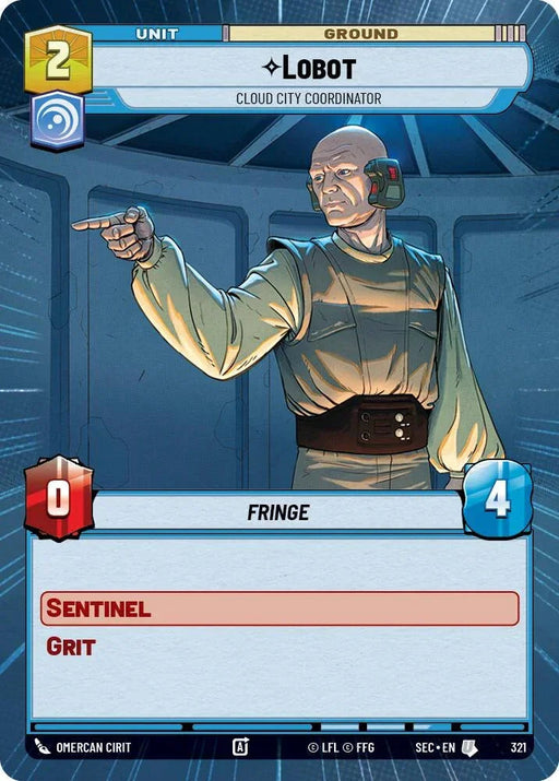 Lobot - Cloud City Coordinator (Hyperspace) (321) (321) [Secrets of Power] - for just $0.20! 