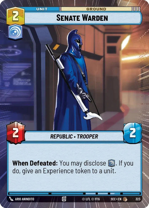 Senate Warden (323) (Hyperspace) (323) [Secrets of Power] - for just $0.10! 