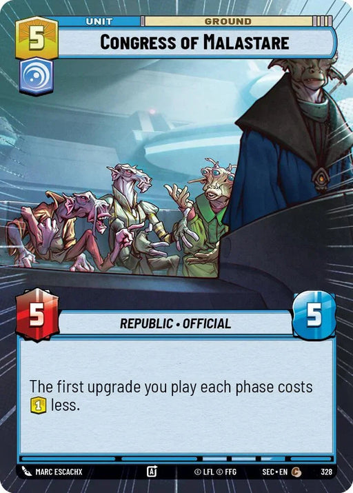 Congress of Malastare (328) (Hyperspace) (328) [Secrets of Power] - for just $0.10! 