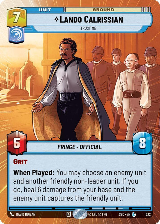 Lando Calrissian - Trust Me (Hyperspace) (332) (332) [Secrets of Power] - for just $0.65! 