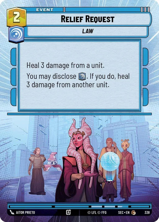 Relief Request (338) (Hyperspace) (338) [Secrets of Power] - for just $0.10! 