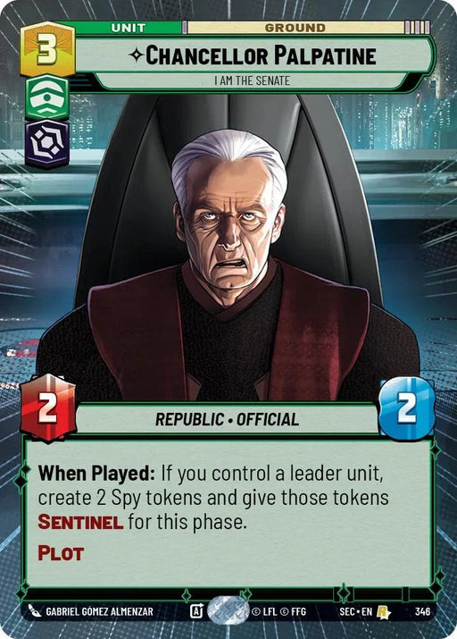 Chancellor Palpatine - I Am the Senate (Hyperspace) (346) (346) [Secrets of Power] - for just $2.55! 