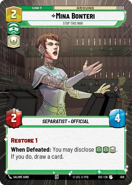 Mina Bonteri - Stop This War (Hyperspace) (358) (358) [Secrets of Power] - for just $0.40! 