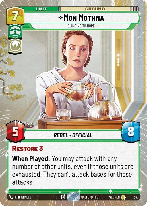 Mon Mothma - Clinging to Hope (Hyperspace) (367) (367) [Secrets of Power] - for just $0.40! 