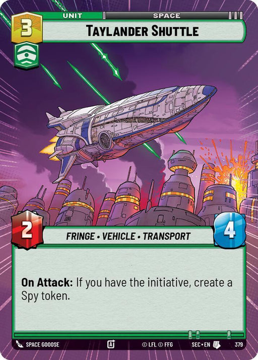 Taylander Shuttle (379) (Hyperspace) (379) [Secrets of Power] - for just $0.10! 