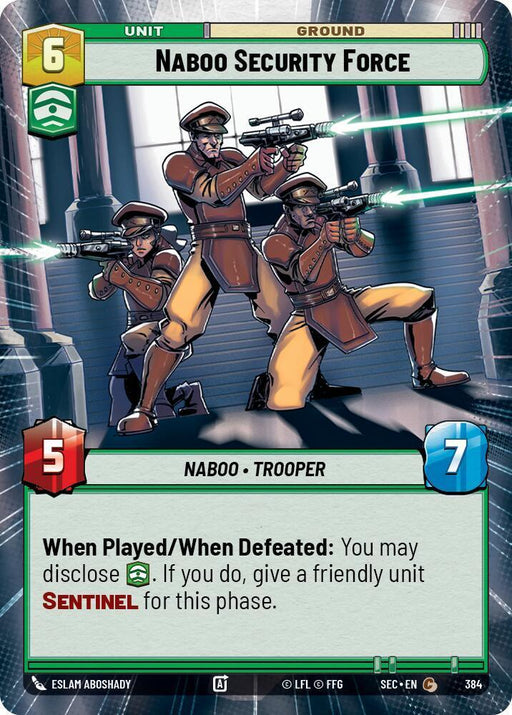 Naboo Security Force (384) (Hyperspace) (384) [Secrets of Power] - for just $0.10! 