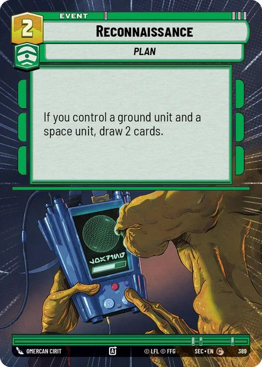 Reconnaissance (389) (Hyperspace) (389) [Secrets of Power] - for just $0.10! 