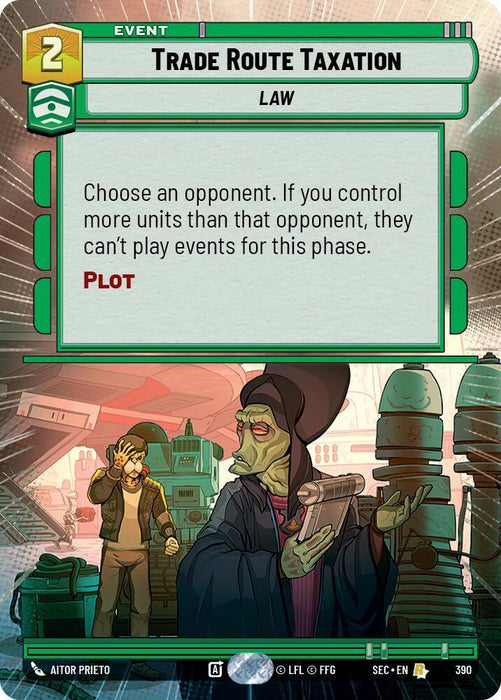 Trade Route Taxation (390) (Hyperspace) (390) [Secrets of Power] - for just $0.60! 