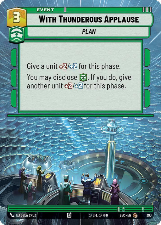With Thunderous Applause (393) (Hyperspace) (393) [Secrets of Power] - for just $0.10! 