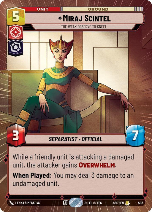 Miraj Scintel - The Weak Deserve to Kneel (Hyperspace) (403) (403) [Secrets of Power] - for just $0.20! 
