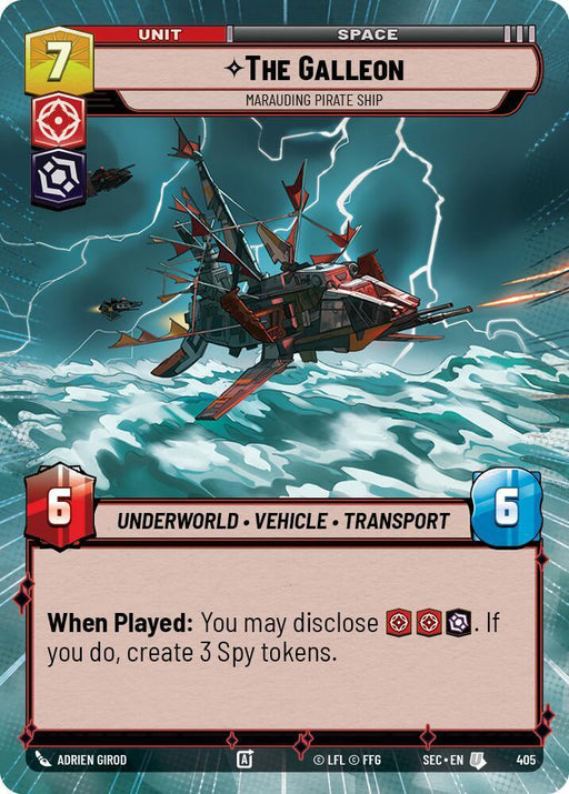 The Galleon - Marauding Pirate Ship (Hyperspace) (405) (405) [Secrets of Power] - for just $0.10! 