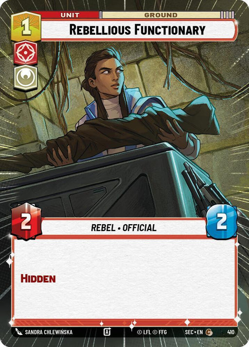 Rebellious Functionary (410) (Hyperspace) (410) [Secrets of Power] - for just $0.10! 