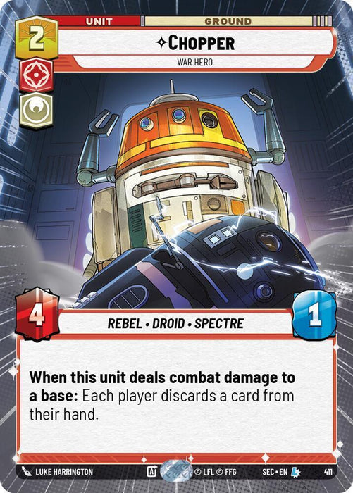Chopper - War Hero (Hyperspace) (411) (411) [Secrets of Power] - for just $1! 