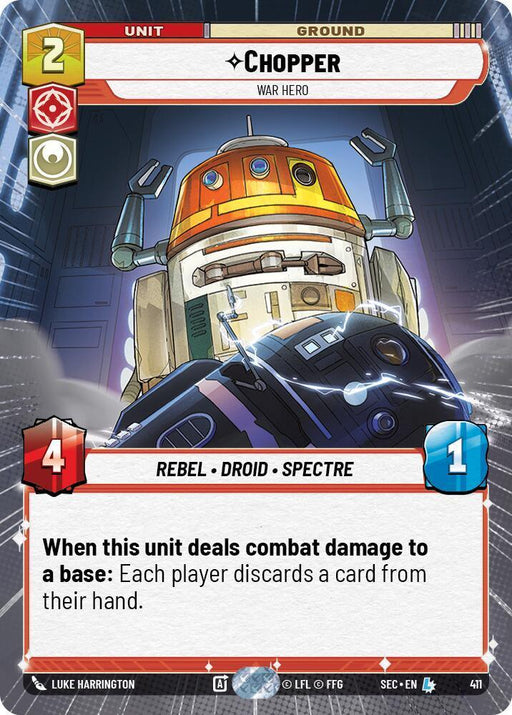 Chopper - War Hero (Hyperspace) (411) (411) [Secrets of Power] - for just $0.90! 