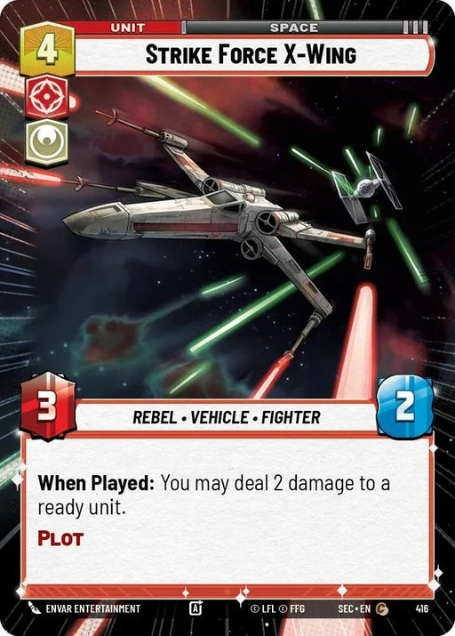 Strike Force X-Wing - Wing (416) (Hyperspace) (416) (416) [Secrets of Power] - for just $0.10! 