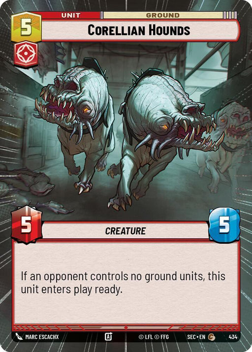 Corellian Hounds (434) (Hyperspace) (434) [Secrets of Power] - for just $0.10! 