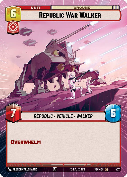 Republic War Walker (437) (Hyperspace) (437) [Secrets of Power] - for just $0.10! 