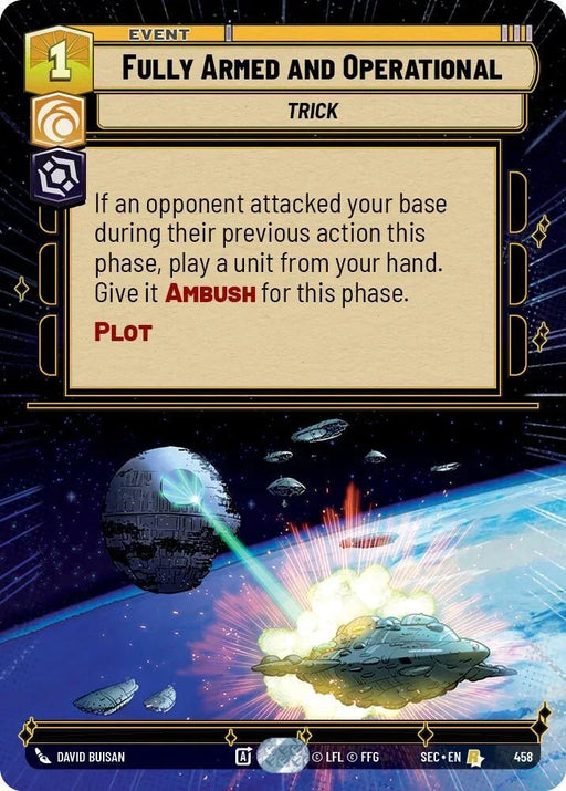 Fully Armed and Operational (458) (Hyperspace) (458) [Secrets of Power] - for just $0.55! 