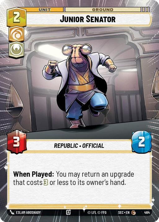 Junior Senator (464) (Hyperspace) (464) [Secrets of Power] - for just $0.10! 