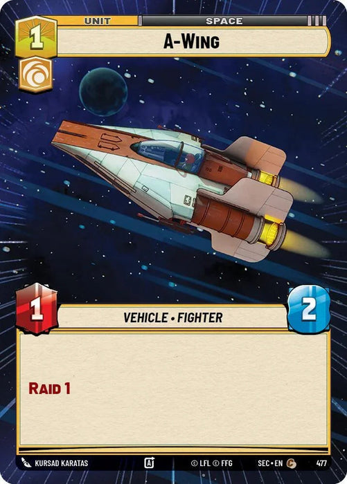 A-Wing - Wing (477) (Hyperspace) (477) (477) [Secrets of Power] - for just $0.20! 
