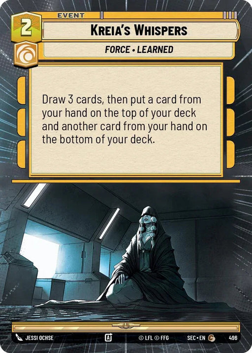 Kreia's Whispers (496) (Hyperspace) (496) [Secrets of Power] - for just $0.15! 