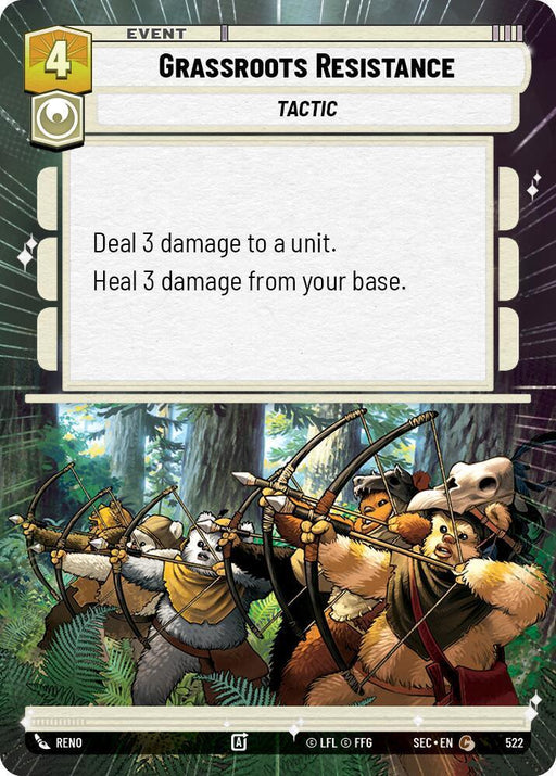 Grassroots Resistance (522) (Hyperspace) (522) [Secrets of Power] - for just $0.10! 