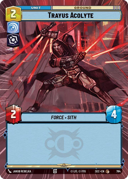 Trayus Acolyte (784) (Hyperspace Foil) (784) [Secrets of Power] - for just $0.70! 