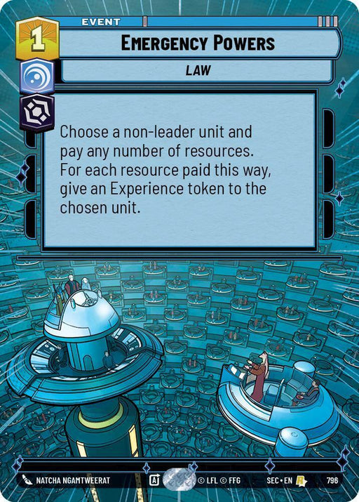 Emergency Powers (796) (Hyperspace Foil) (796) [Secrets of Power] - for just $4.50! 
