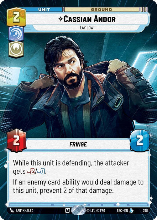 Cassian Andor - Lay Low (Hyperspace Foil) (798) (798) [Secrets of Power] - for just $1.65! 