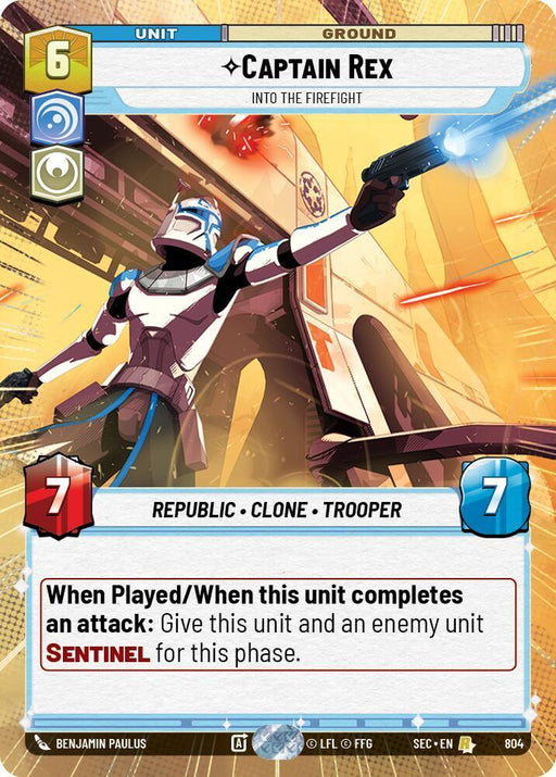 Captain Rex - Into the Firefight (Hyperspace Foil) (804) (804) [Secrets of Power] - for just $3.45! 