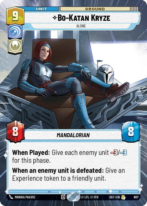 Bo-Katan Kryze - Katan Kryze (807) - Alone (Hyperspace Foil) (807) (807) [Secrets of Power] - for just $3.45! 
