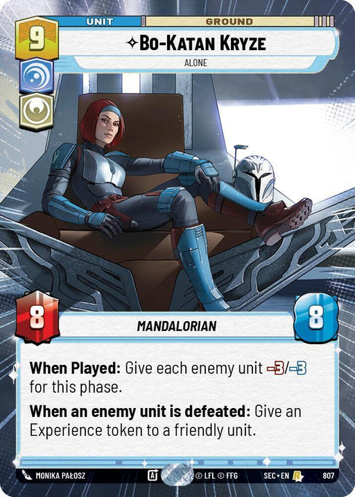 Bo-Katan Kryze - Katan Kryze (807) - Alone (Hyperspace Foil) (807) (807) [Secrets of Power] - for just $3.05! 