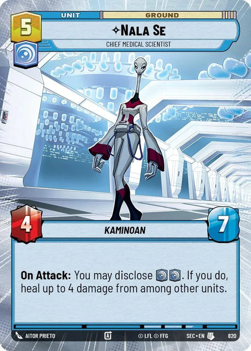 Nala Se - Chief Medical Scientist (Hyperspace Foil) (821) (821) [Secrets of Power] - for just $0.15! 