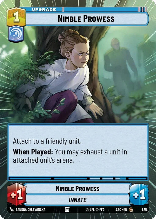 Nimble Prowess (825) (Hyperspace Foil) (825) [Secrets of Power] - for just $0.30! 