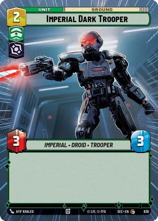 Imperial Dark Trooper (836) (Hyperspace Foil) (836) [Secrets of Power] - for just $0.60! 