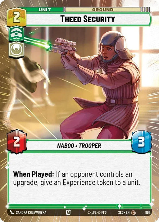 Theed Security (851) (Hyperspace Foil) (851) [Secrets of Power] - for just $0.10! 