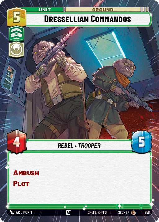 Dressellian Commandos (856) (Hyperspace Foil) (856) [Secrets of Power] - for just $0.10! 