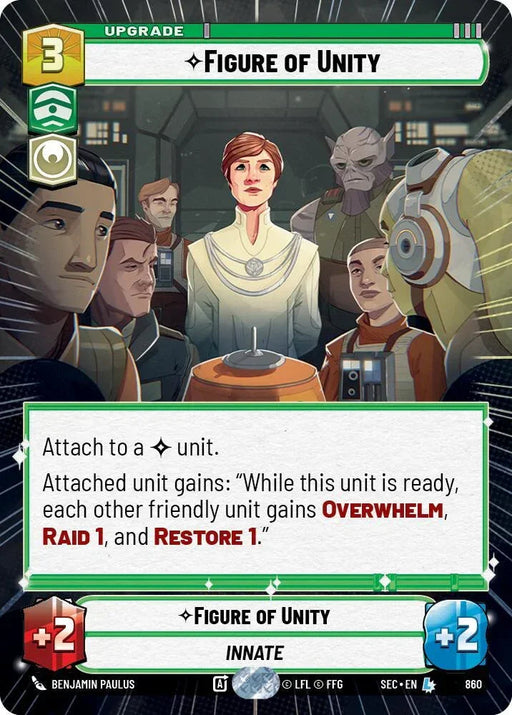 Figure of Unity (860) (Hyperspace Foil) (860) [Secrets of Power] - for just $2.10! 