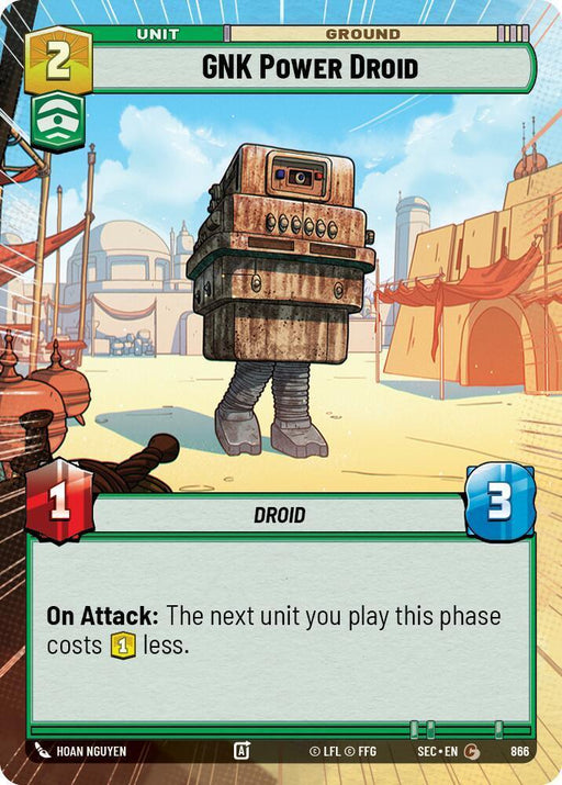 GNK Power Droid (866) (Hyperspace Foil) (866) [Secrets of Power] - for just $0.65! 