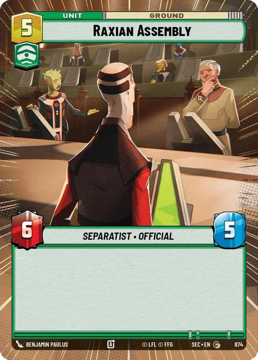 Raxian Assembly (874) (Hyperspace Foil) (874) [Secrets of Power] - for just $0.10! 