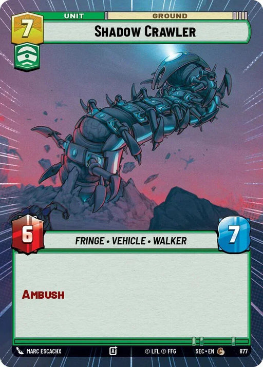 Shadow Crawler (877) (Hyperspace Foil) (877) [Secrets of Power] - for just $0.10! 