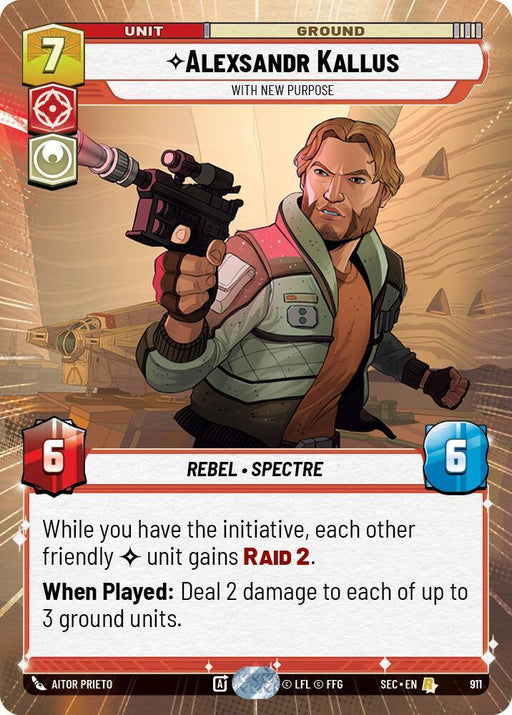 Alexsandr Kallus - With New Purpose (Hyperspace Foil) (911) (911) [Secrets of Power] - for just $0.40! 